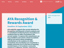 AYA Recognition & Rewards Award | AYA AYA Recognition & Rewards Award | AYA